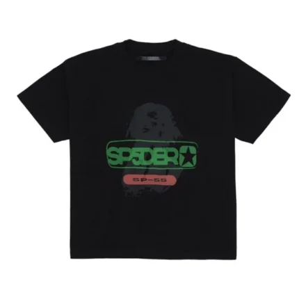 Sp5der Oversized Reunion Tee Black